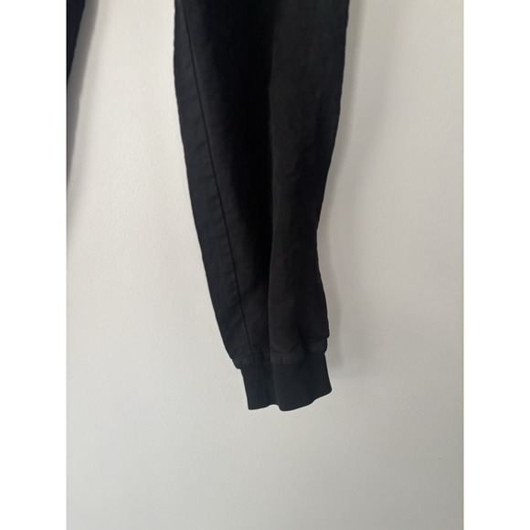 Marine Layer Women's Black Hazel Drapey Jogger Sweatpants Linen Blend Size Small - Picture 13 of 13